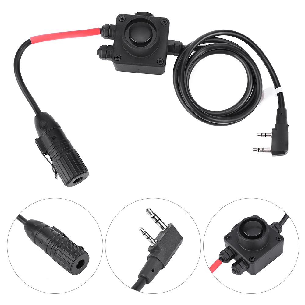 Адаптер PTT Push to Talk для военных радиостанций серии Z-TAC Наушники-гарнитуры Z134-KEN