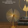Iron Metal Tabletop Decorative Statue Indoor Display Metal Artwork  Showroom Interior Decor