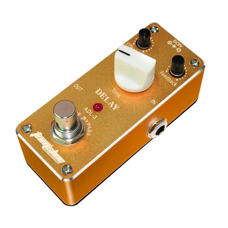 Aroma Digital Delay Pedal Guitar Effect Pedal Aluminum Alloy Housing True Bypass Electric Guitar Musical Parts & Accessories