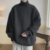 Men's Retro Turtleneck Sweater: Stylish, Thick, Loose-Fit, Knitted, Youthful Autumn/Winter Bottoming Jacket  