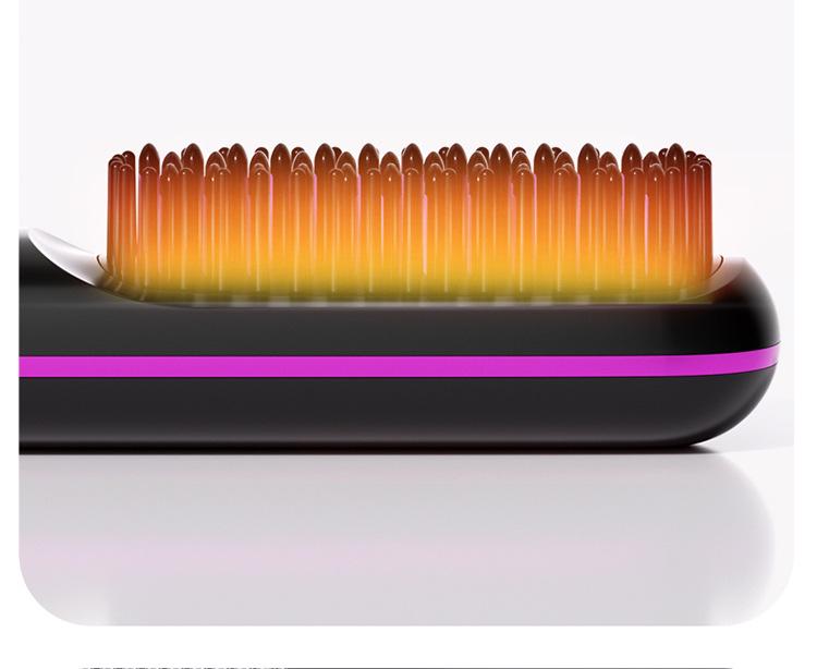 Расческа для выпрямления волос с ЖК-дисплеем и ионизацией — двойного назначения, портативная, для использования дома и в общежитии