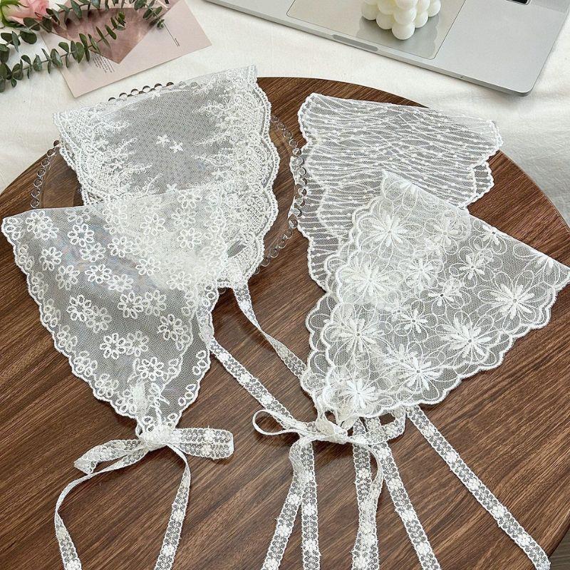 Women's Thin Style Hair Scarf Summer French Style Headscarf Headband Thin Breathable Ribbon Silk Scarf Retro Decoration