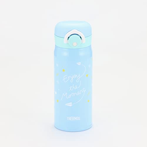 Thermos Vacuum Insulated Portable Mug, 400ml, Blue and White, JNR-401 BLWH