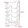 Кухонный органайзер, настенная полка для крышки кастрюли, пятислойная металлическая крышка для кастрюли, нержавеющая многофункциональная полка для хранения крышек для кастрюль