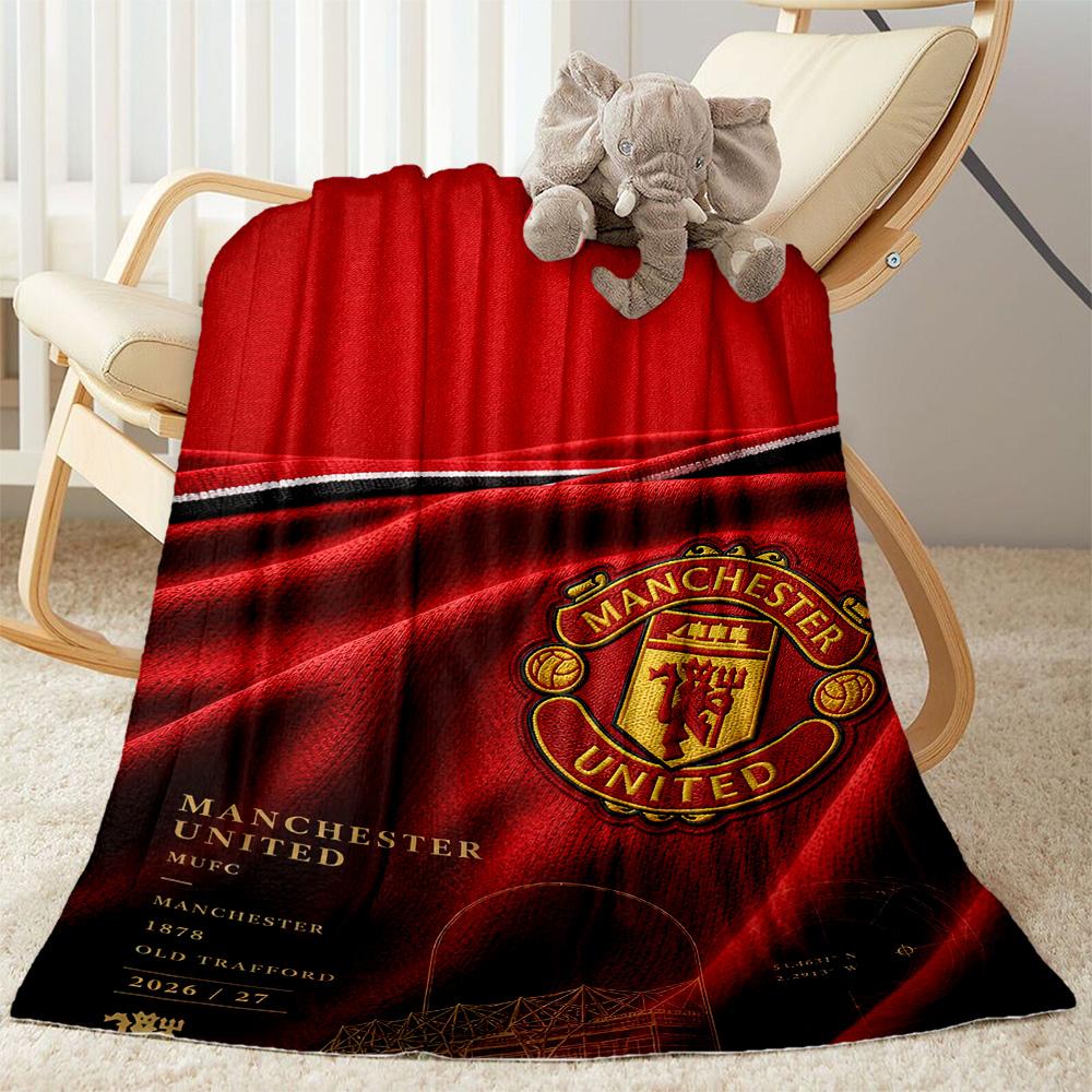 Manchester Blanket Comfortable Suitable For Bedding Couch Office Chair For All Seasons Stylish Decor Perfect Gift For Relatives And Friends
