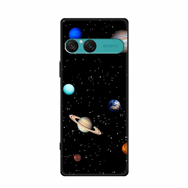Для Sony Xperia 10 VII Чехол Мягкий Силиконовый ТПУ Задняя Крышка Защитный Чехол для Xperia10 VII 5G XQ-FE54 XQZ-CBFE Черные Чехлы для Телефона