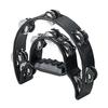 KC Tambourine Crescent Shape Black HMT-2003