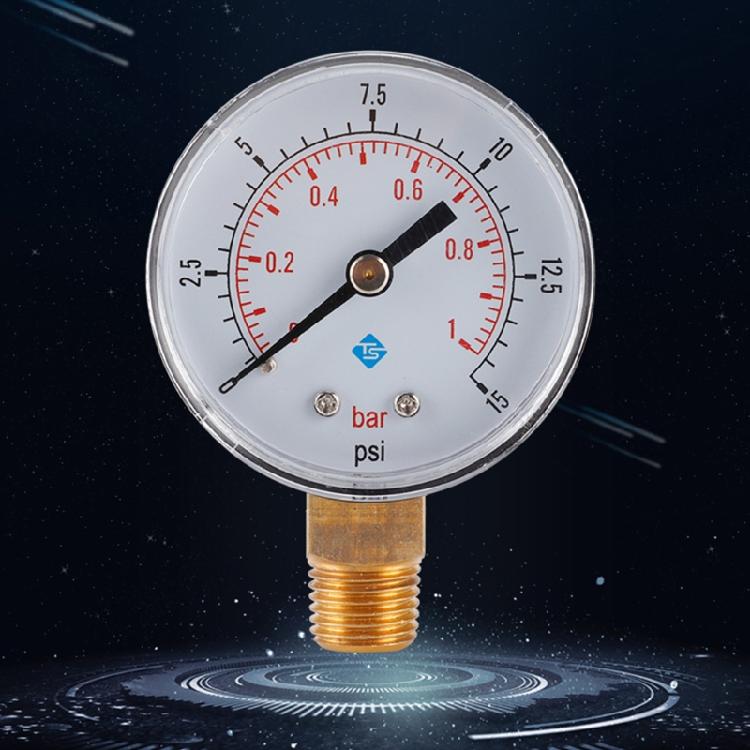 Мини-манометр низкого давления для топлива, воздуха, масла или воды 0-15psi/0-1бар BSPT Манометр