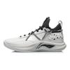 Li Ning Speed Team Повседневные Баскетбольные кроссовки с амортизацией, нескользящие, износостойкие, низкие, мужские, серебристо-белые ABPQ047-3
