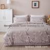 European and American Floral Print Candy Color Bedding Set - 3 Pieces