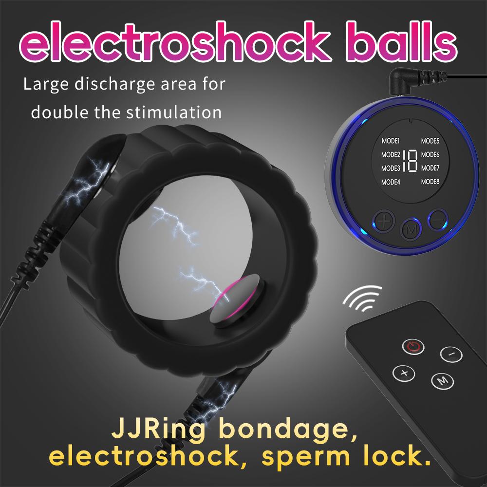 Electric Penis Ring SM Bondage Restraints Cock Sexual Stimulation Adult Sex Toys For Men