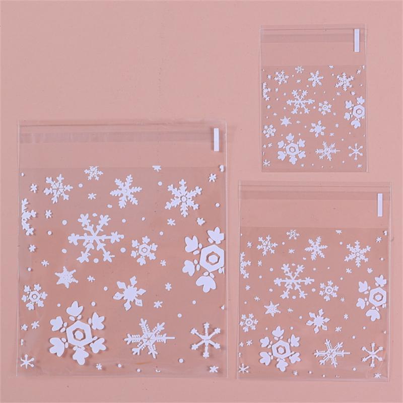 100 шт. Маленькие пластиковые пакеты для печенья Прозрачный целлофановый пакет для подарков на день рождения Пластиковые прозрачные подарочные пакеты для конфет и печенья