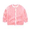 Girls Cable Knit Cardigan Sweaters Kids Long Sleeve Fall Button Down Fashion Clothes