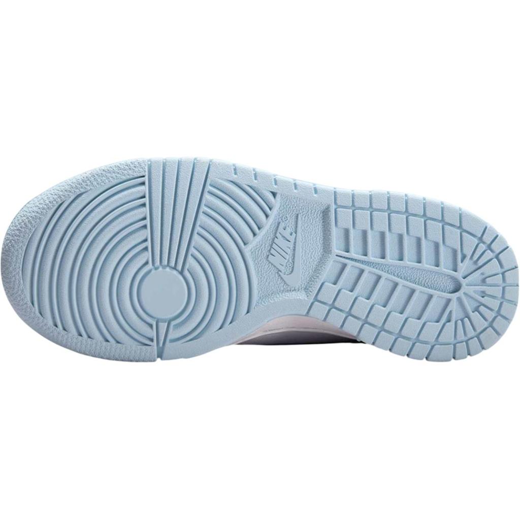 Nike Dunk Low Модные Удобные Амортизирующие Прочные Низкие Детские Скейтбордические Кроссовки Детские кроссовки Белые Темно-синие IB7687-100