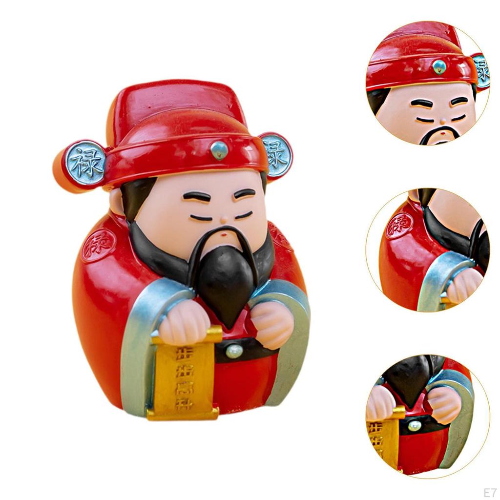 Китайская фигурка бога, миниатюрное украшение, настольное украшение на год, для вечеринок