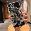 Phone Case For iPhone 17 Pro Max 17 Air 16 15 14 13 Pro Max 15 16 Pro 15Plus Lily Flower Silicone Cover