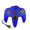 SRPJ N64-Style Wired USB Gamepad Joypad Controller for Retro Games, Classic Games, Windows, Mac, and Raspberry Pi (Clear Blue [600079])