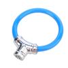 Bicycle Cable Ring Lock For Outdoor Cycing Anti-theft Zinc Alloy Lock Core Portable Security Cable Lock With 2 Key