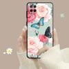 Чехол для Samsung Galaxy A70 A70s A50 A30s A04s A20s A20e A02 A02s A03 A42 M52 M31 M04, блестящий эстетический чехол с бабочкой и розой