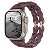 Силиконовый ремешок с двойной звеньевой цепью для Apple Watch Band Ultra 2 49мм 44мм 40мм 45мм 41мм 42мм Браслет для Series 9 8 7 6 5 4 SE 3