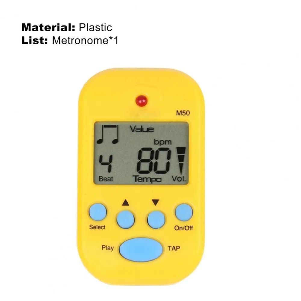 Professional Mini Metronome Dual-channel Digital Beat Tempo Metronome Violin