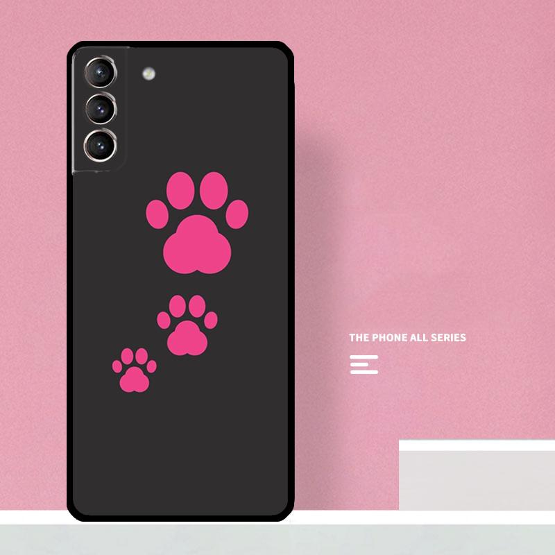 Dog Paw Phone Case For Samsung Galaxy S25 S26 Ultra S20 S21 S22 S23 S24 Plus S10 S25 FE Cover Coque