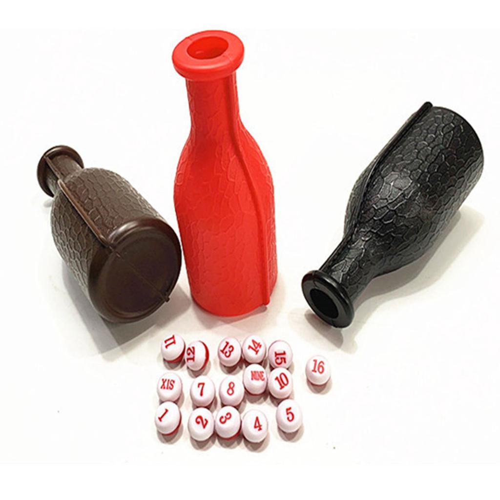 Billiard Pool Shaker Bottle Billiard Shaker Bottle 16 Numbered Tally Balls Pool Dices Billiard Entertainment Accessory