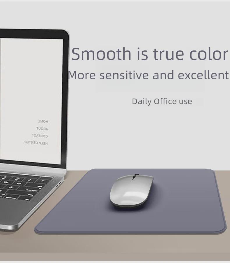 Водонепроницаемый коврик для мыши из жидкого силикона – Без запаха, мягкий и маленький, с поддержкой запястья для офисных столов
