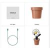 [USED] G-DRAGON Exhibition Seoul Con Lightstick Cradle Flower Pot Set