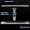 Слив для пола в ванной USU304 из нержавеющей стали в полоску, прямоугольный душ, длинный линейный слив, боковой слив для пола в туалете на кухне