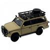 BM CREATIONS 1/64 Mitsubishi Pajero 2-го поколения Матовый слоновой кости Jungle Pack Правый руль 64B0046