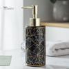 Puntos 300ml Stylish Marble Ceramic Lotion Shampoo Liquid Soap Dispenser Pump Bottle