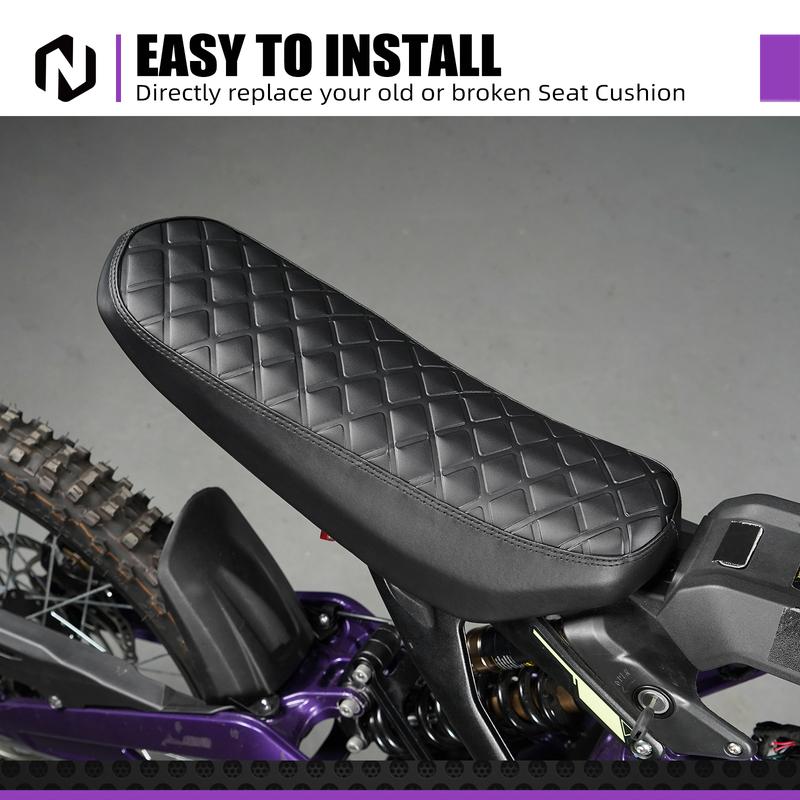 NICECNC For Surron Light Bee X S L1E PU Leather Seat Cushion Waterproof For Segway X160 X260 Electric Dirt Bike 2023 2024 2025