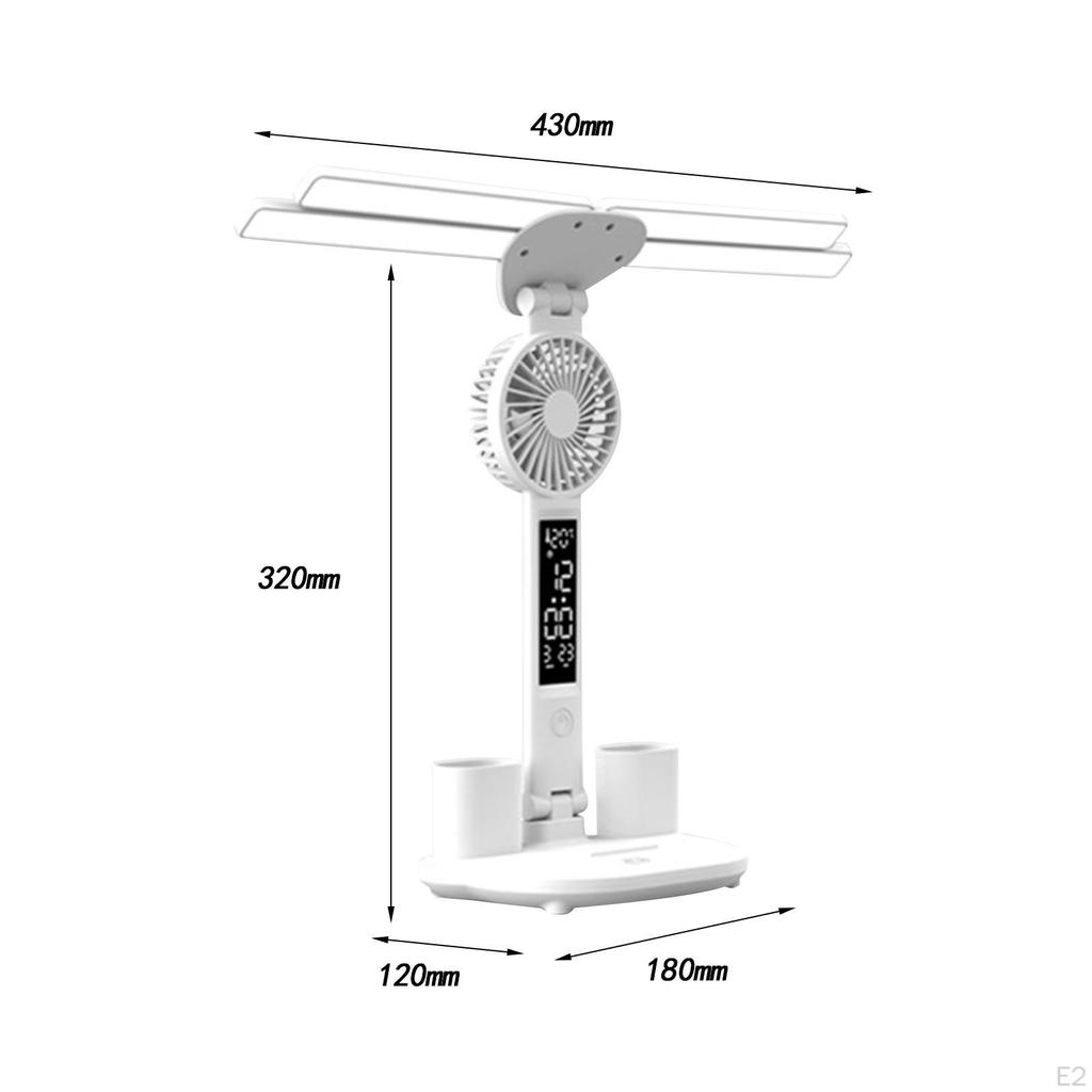 Desk Lamp Reading Light Multiuse Portable Decoration Eye Caring Bedside Study for Living