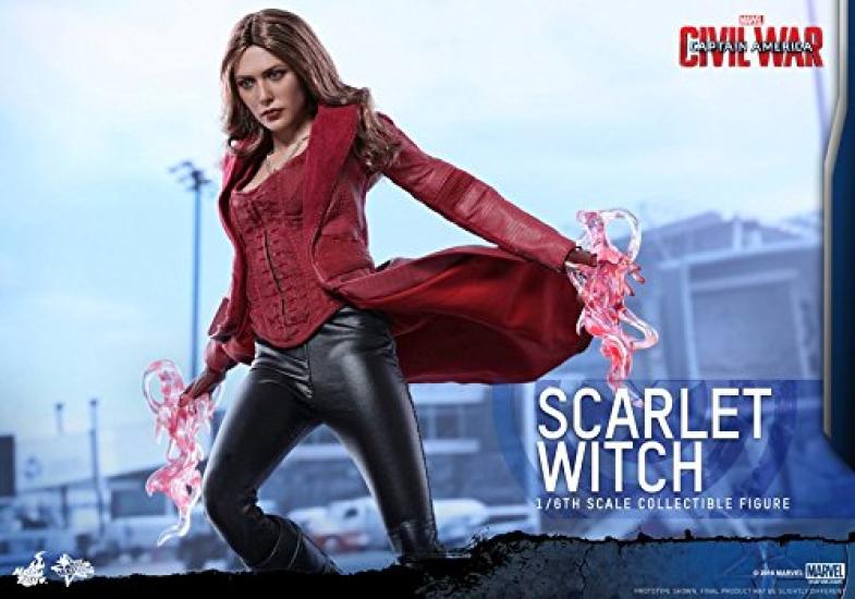 Movie Masterpiece Civil War Captain America Scarlet Witch Scale Plastic Painted Action Figure 1/6