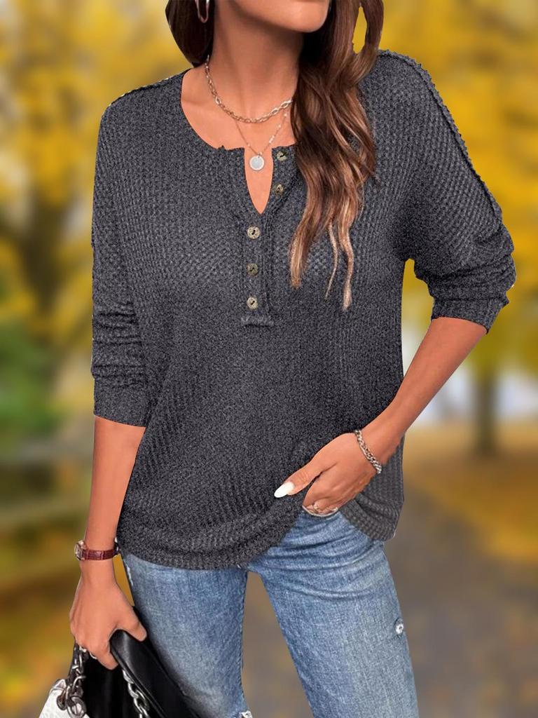 Женский свитер в полоску с V-образным вырезом и длинными рукавами, осень/зима 2024 г.