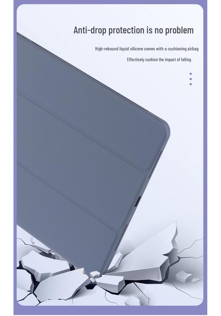 Чехол для iPad 10.2/Pro 3/4/Air 5/Mini 5/6 со слотом для стилуса, из мягкой кожи