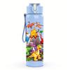 1PC Volcano Multiple Dinosaur Group 750ml Color Plastic Water Bottle Leakproof Flip Straw Lid For Sports Office Home Use