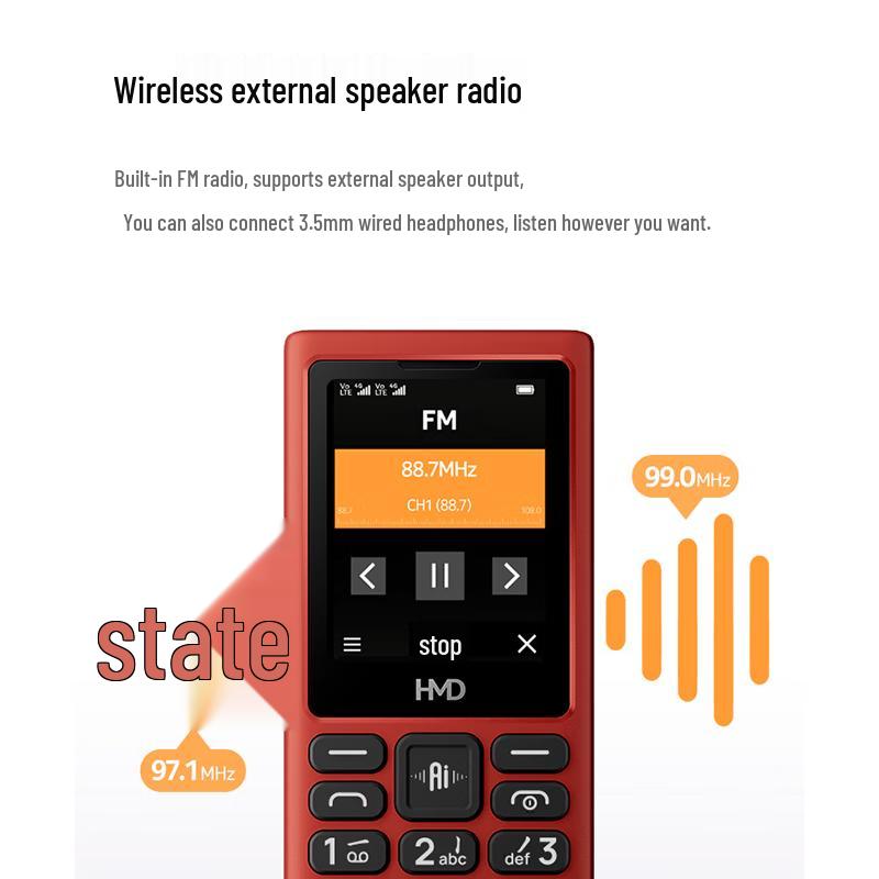 Кнопочный телефон HMD 101 4G (Китайская версия)