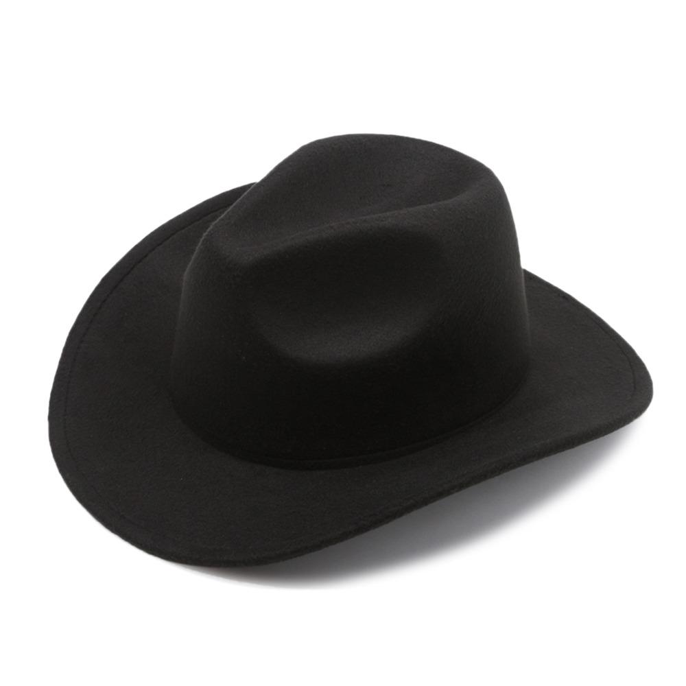 Solid Color Jazz Cap Felt Panama New Fedora Hat  Dress Dance Party