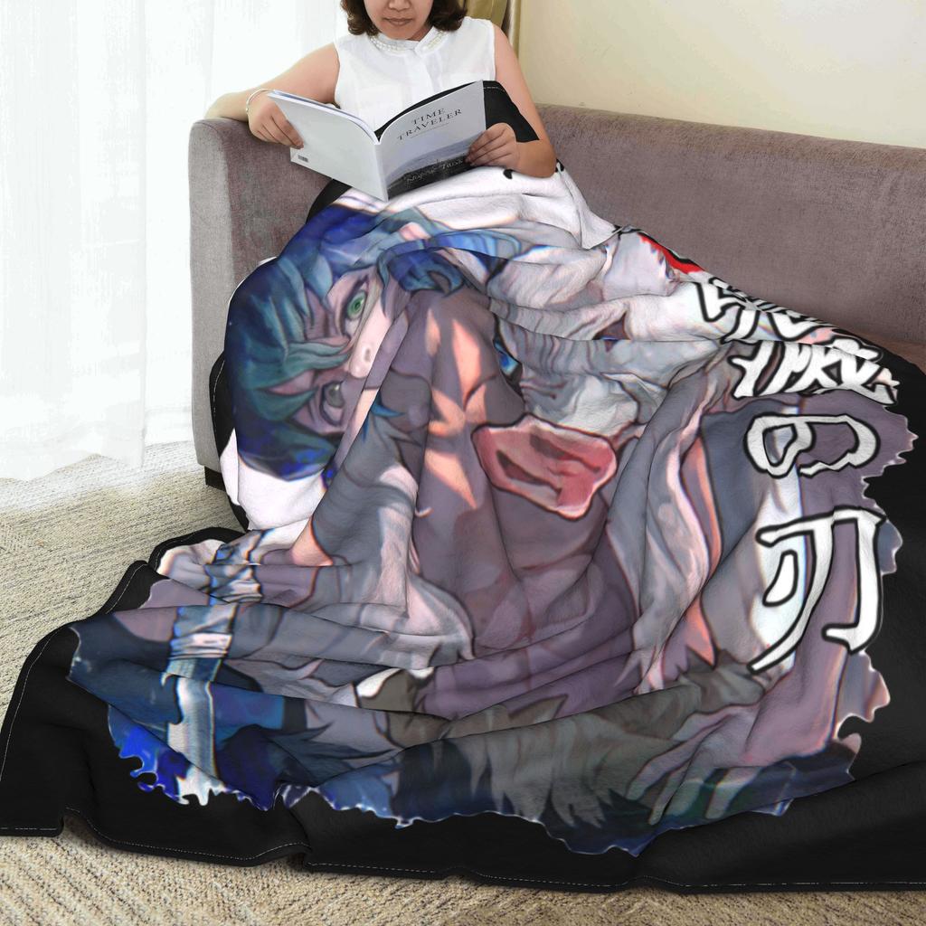 Иноске Клинок Рассекающий Демонов Одеяло Бархатное Весна Осень Многофункциональное Теплое Плед для Дома Улицы Одеяло