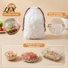 Camping Food Protection Disposable Storage Covers, Elastic Edge Stretchable Wraps, Plastic Covers for Fruits Transparent PE Vegetables And Salads