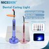 Dental Curing Light 1500mW/cm2 Aluminum Colorful Wireless Tooth Whitening Resin Solidify Lamp Dentistry Tools