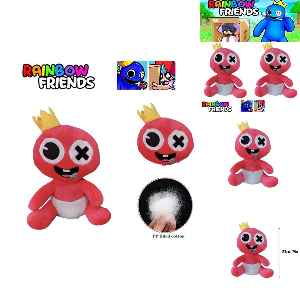 Мягкая плюшевая игрушка Roblox Rainbow Friends нежно-розового цвета, мягкая набивная кукла для обнимания, детский подарок