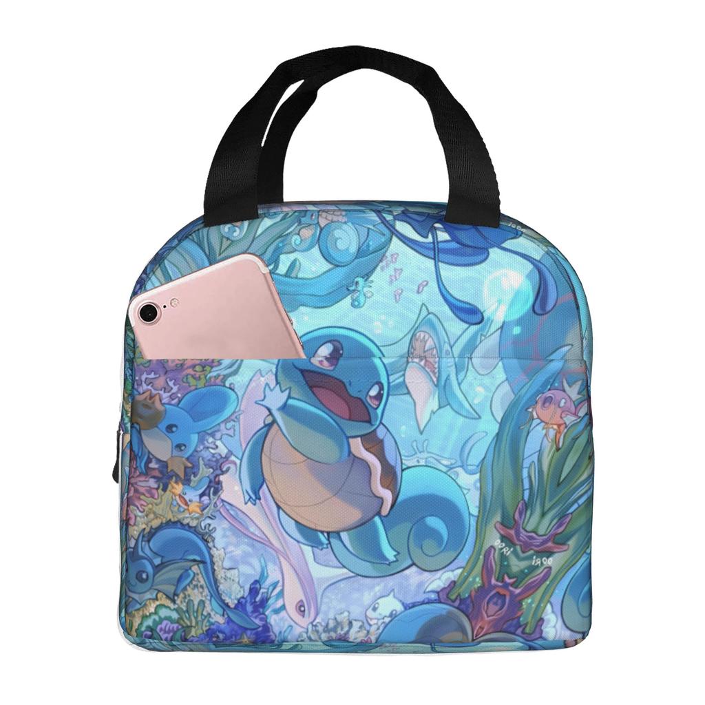 Custom S-Squirtles Lunch Bag Women Thermal Cooler Insulated Lunch Boxes for Adult Office