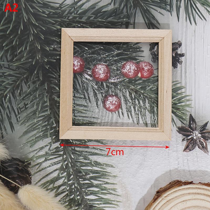 1/12 Кукольный домик Миниатюрная деревянная фоторамка Моделирование Мебель Модель Аксессуары