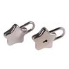 Small Metal Star Shaped Padlock Mini Lock with for Key for Jewelry Box Storage Box Diary Book