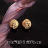 Buccellati Ветер~ Циркон Матовые Круглые Серьги Серьги Ушные Украшения