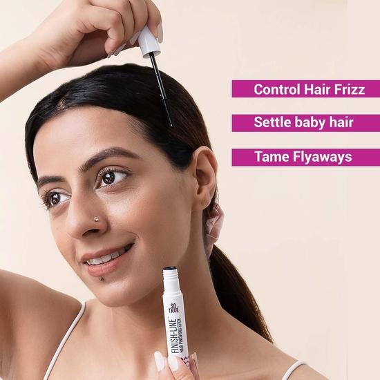 Sotrue Derma Roller For Hair Growth 0,5 мм с 540 титановыми иглами | Восстанавливает поврежденные волосы и Sotrue Finish Line Hair Finishing Stick для женщин 12 мл