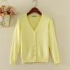 FEKEHA Women Cardigan Knitted Sweater Long Sleeve Female Casual V Neck Woman Tops Plus Size